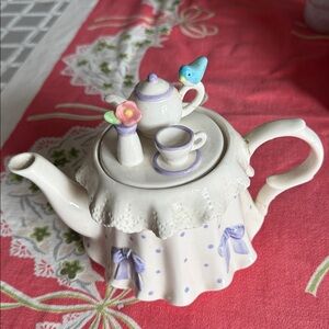 Vintage TelefloraTea Party Tea Pot
